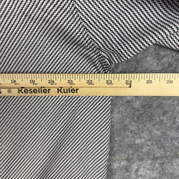 Vintage Slazenger Polo Shirt Men L Black & White Striped Gator Kreek Golf Course - Picture 9 of 10